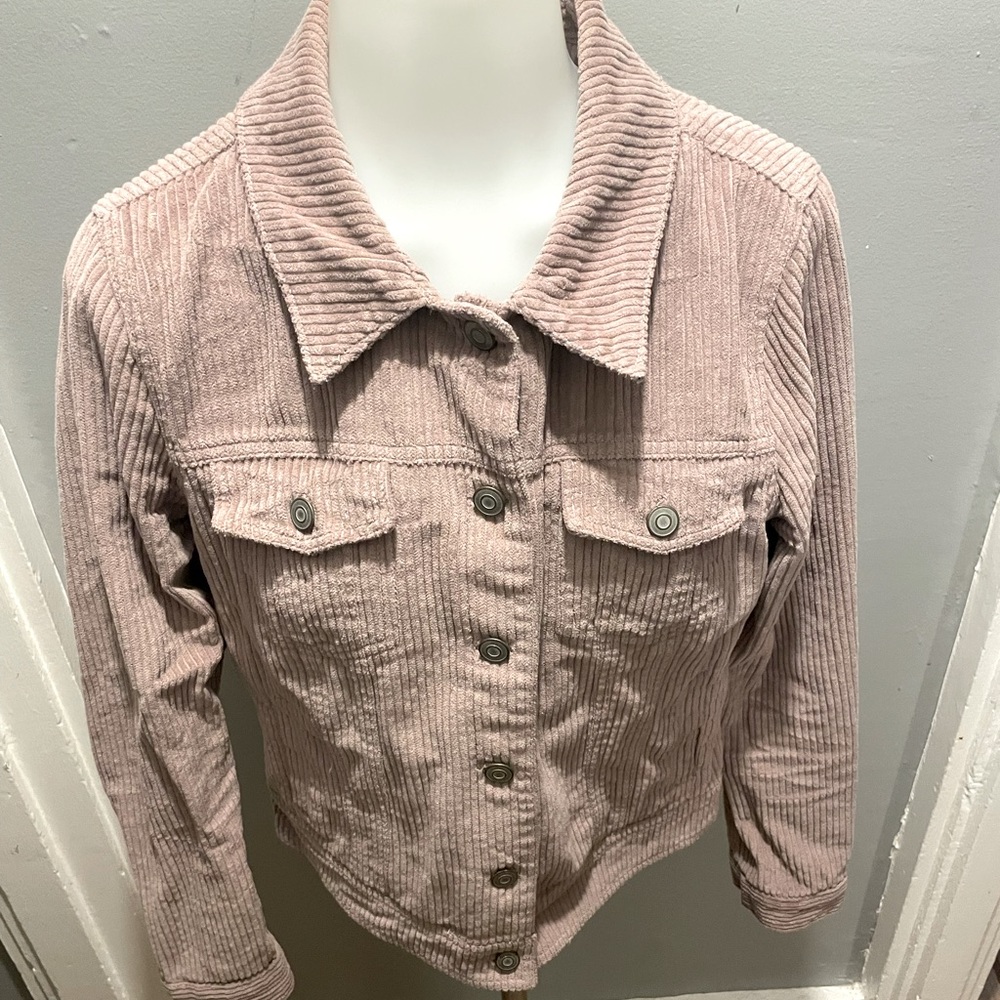 SUBTLE PINK CORDUROY JACKET